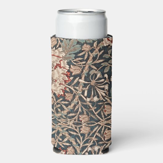 Honeysuckle artwork, esthetische bloem seltzer blikjeskoeler (Seltzer Voorkant)