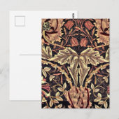 Honeysuckle,  bloemontwerp, briefkaart (Voorkant / Achterkant)