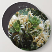 Honeysuckle Blooms Ronde Button 6,0 Cm (Voorkant /achterkant)