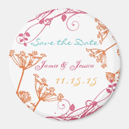 HoneySuckle Bruiloften Gebruik Magneet hieronder g (Voorkant)