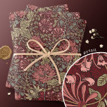 Honeysuckle Delight William Morris Larkspur Inpakpapier Vel<br><div class="desc">Transformeer uw geschenken in prachtige kunstwerken met ons Honeysuckle-inpakpapier. Geïnspireerd door de tijdloze elegantie van William Morris' kamperfoeliepatroon, toont deze prachtige set van drie 19" x 29" voorgesneden vellen ingewikkelde bloemige design in zachte, gedempte tinten. Perfect voor elke gelegenheid, ons inpakpapier verhoogt niet alleen uw cadeaupresentatie, maar maakt ook uw...</div>