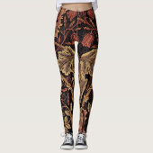Honeysuckle, een  ontwerp van William Morris Leggings (Voorkant)