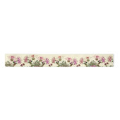 Honeysuckle Floral Flowers Garden Ribbon Satijnen Lint (Voorkant)