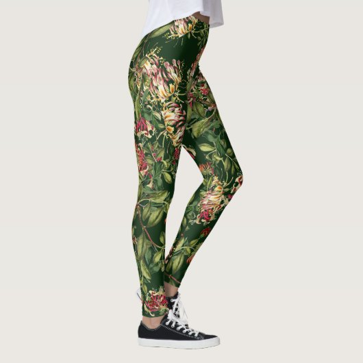 Honeysuckle Floral Over Print Leggings (Rechts)