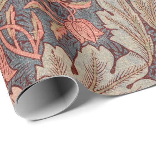 Honeysuckle, Floral Pattern by William Morris Cadeaupapier (Rol Hoek)