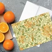 Honeysuckle Floral William Morris Blank Kaart