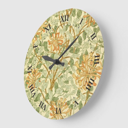Honeysuckle Flower Pattern William Morris Grote Klok (Hoek)