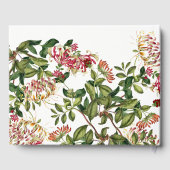 Honeysuckle Flowers Hummingbird Bird Guest Book Gastenboek (Achterkant)