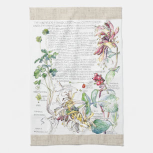  Honeysuckle Flowers Kitchen Towels Theedoek