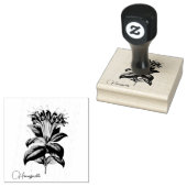 Honeysuckle Flowers Rubber Stamp Rubberstempel (Gestempeld)