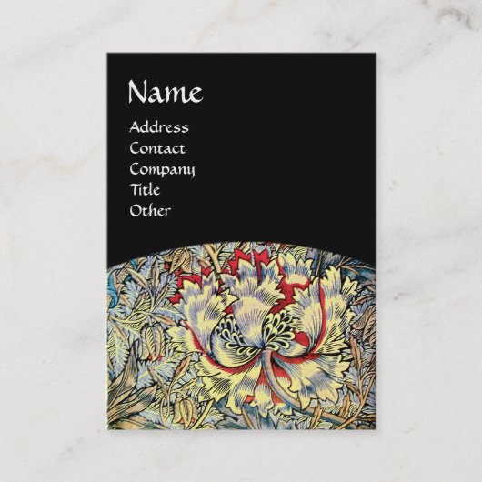 HONEYSUCKLE ,geel, roze rood wit bruin, zwart Visitekaartje (Voorkant)