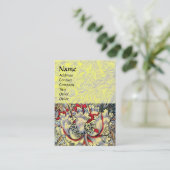 HONEYSUCKLE, geel, roze, wit bruin Visitekaartje (Staand voorkant)