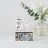 HONEYSUCKLE, geel, roze, wit bruin Visitekaartje (Staand voorkant)