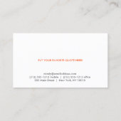 HONEYSUCKLE GREY VISITEKAARTJE (Achterkant)