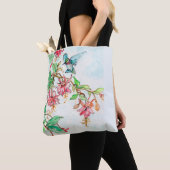 Honeysuckle Hummingbird Tote Bag (Dichtbij)