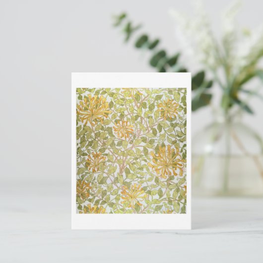 'Honeysuckle'-ontwerp, 1883 Briefkaart (Staand voorkant)