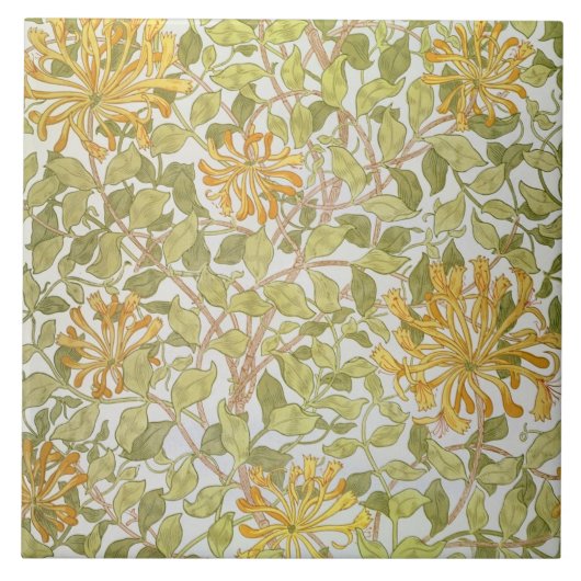 'Honeysuckle'-ontwerp, 1883 Tegeltje (Voorkant)