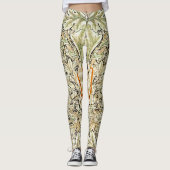 Honeysuckle Pattern (1876) van William Morris Leggings (Voorkant)