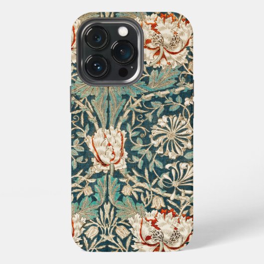 Honeysuckle Pattern - Design of William Morris iPhone Hoesje (Achterkant)