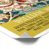 Honeysuckle Pattern - Design of William Morris Poster (Hoek)