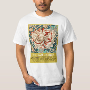 Honeysuckle Pattern - Design of William Morris T-shirt