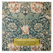 Honeysuckle Pattern - Design of William Morris Tegeltje (Voorkant)