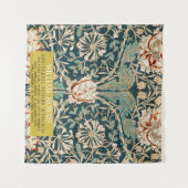 Honeysuckle Pattern - Design of William Morris Wandkleed (Voorkant (horizontaal))