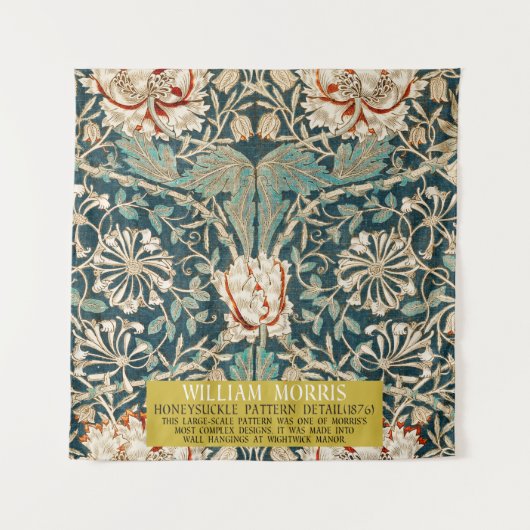 Honeysuckle Pattern - Design of William Morris Wandkleed (Voorkant)