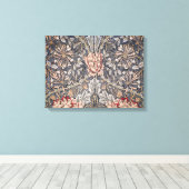 Honeysuckle Print (van William Morris) (Insitu (Houten vloer))