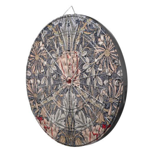 Honeysuckle Print (van William Morris) Dartbord (Voorkant Rechts)