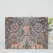 Honeysuckle Print (van William Morris) Kaart (Staand voorkant)