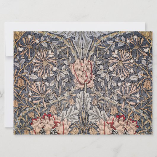 Honeysuckle Print (van William Morris) Kaart (Voorkant)