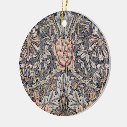 Honeysuckle Print (van William Morris) Keramisch Ornament (Links)