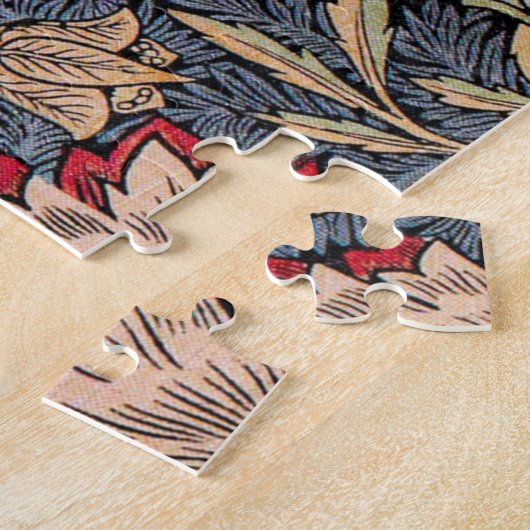 Honeysuckle Print (van William Morris) Legpuzzel (Zijkant)