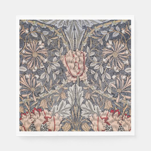 Honeysuckle Print (van William Morris) Servet (Voorkant)