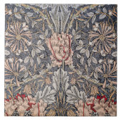 Honeysuckle Print (van William Morris) Tegeltje (Voorkant)