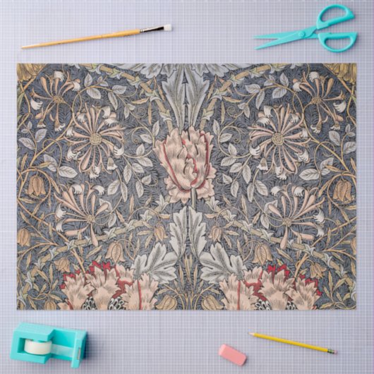 Honeysuckle Print (van William Morris) Tissuepapier (Craft)