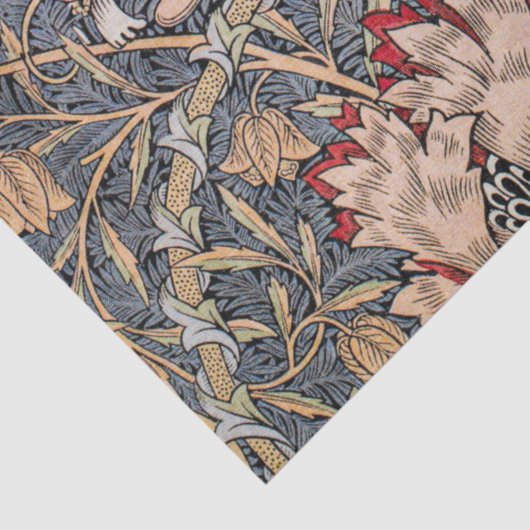 Honeysuckle Print (van William Morris) Tissuepapier (Detail)