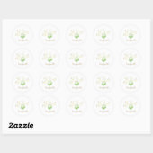 Honeysuckle Ronde Sticker (Vel)