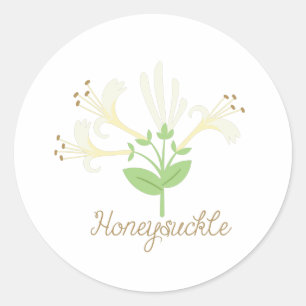Honeysuckle Ronde Sticker