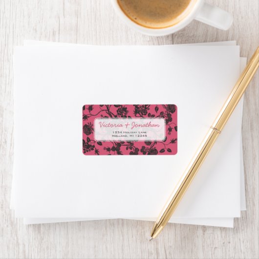 Honeysuckle Roses Return Address Label (Insitu)