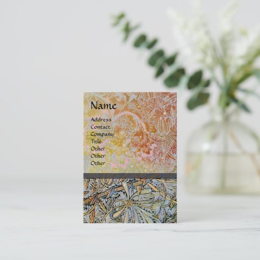 HONEYSUCKLE Roze Rood Wit Bruin Goud Geel Flora Visitekaartje (Staand voorkant)