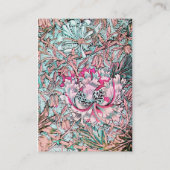 HONEYSUCKLE, roze, wit bruin Visitekaartje (Achterkant)