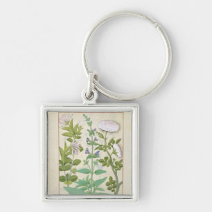 Honeysuckle, Sage en Roos Sleutelhanger