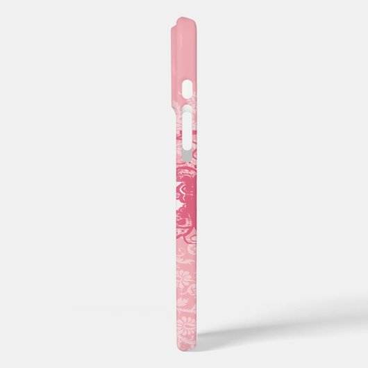 Honeysuckle Swirl Grunge iPhone Case (Achterkant / Links)