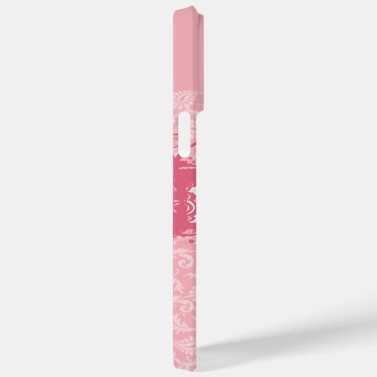 Honeysuckle Swirl Grunge iPhone Case (Achterkant / Rechts)