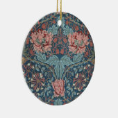 Honeysuckle van William Morris,  bloemen Art Keramisch Ornament (Rechts)