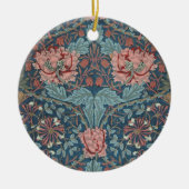 Honeysuckle van William Morris,  bloemen Art Keramisch Ornament (Voorkant)