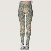 Honeysuckle van William Morris,  bloemen Art Leggings (Voorkant)