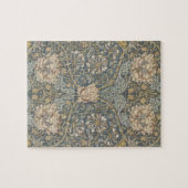 Honeysuckle van William Morris,  bloemen Art Legpuzzel (Horizontaal)